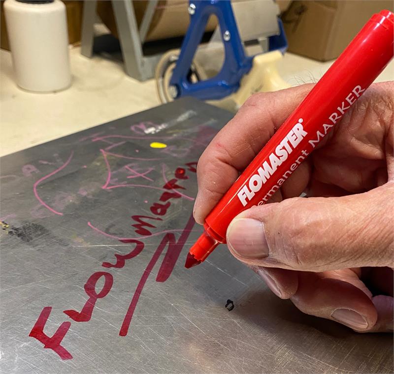 Flomaster Chisel Tip Permanent Marker, Made In USA