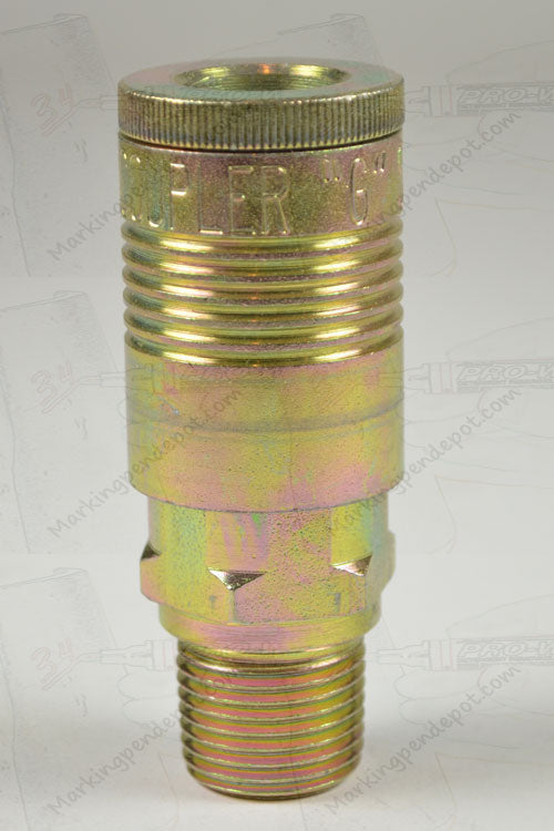 Milton G Style Male Coupler 1/2" npt