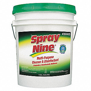 Spray Nine Ready-To-Use Cleaner and EPA Registered Disinfectant-5 and 55 gallon drums in stock!