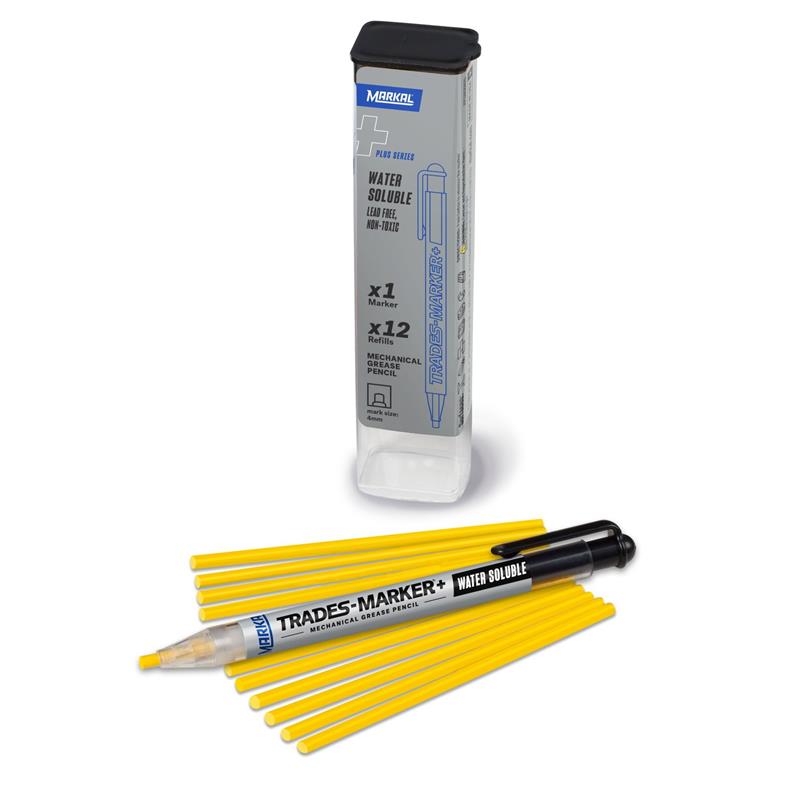 Markal Trades-Marker Water Soluble Refillable All-Surface Marker