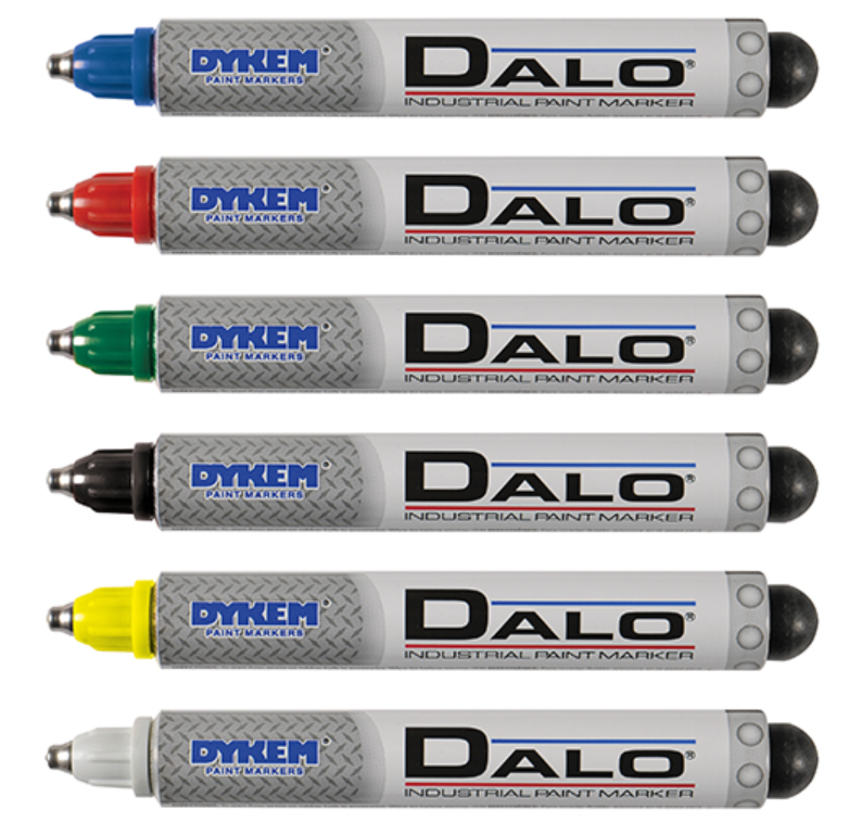 Dalo Steel Tip Markers For Permanent Marks On Rough Metal Surfaces