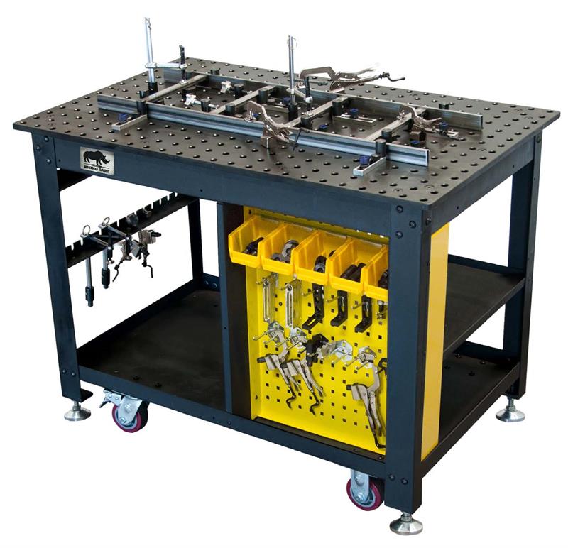 Rhino Cart W/66 Piece Tool Kit - Mobile Work Station by Strong Hand Tools