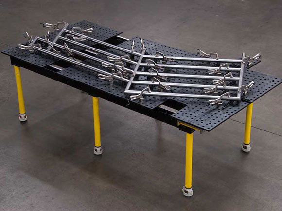 Build Pro Max 8' x 4' Welding Table With Casters