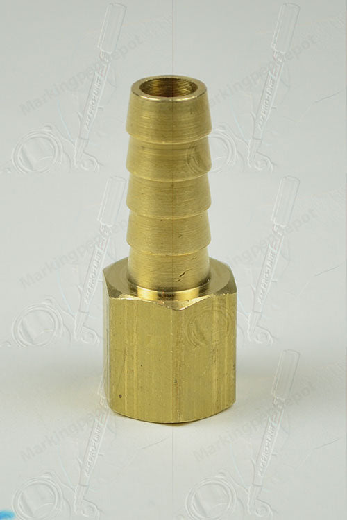 Milton 605 Female 1/4" Brass Hose End
