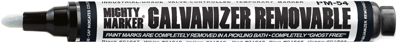 Galvanizing Markers-Alcohol Based For Fast Drying, Dirty Surfaces